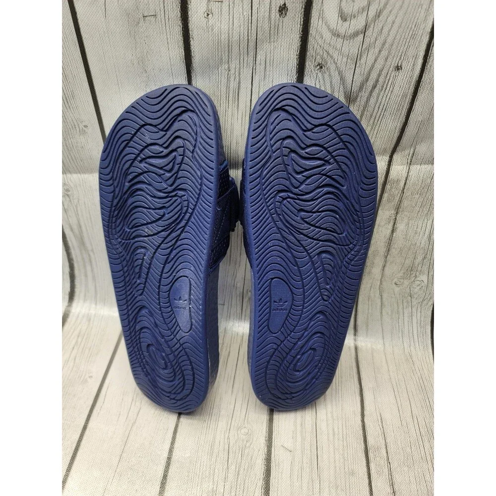 Adidas Pharrell x Boost Slides Chancletas Sandals Men's 10 Night Sky Blue FY6142